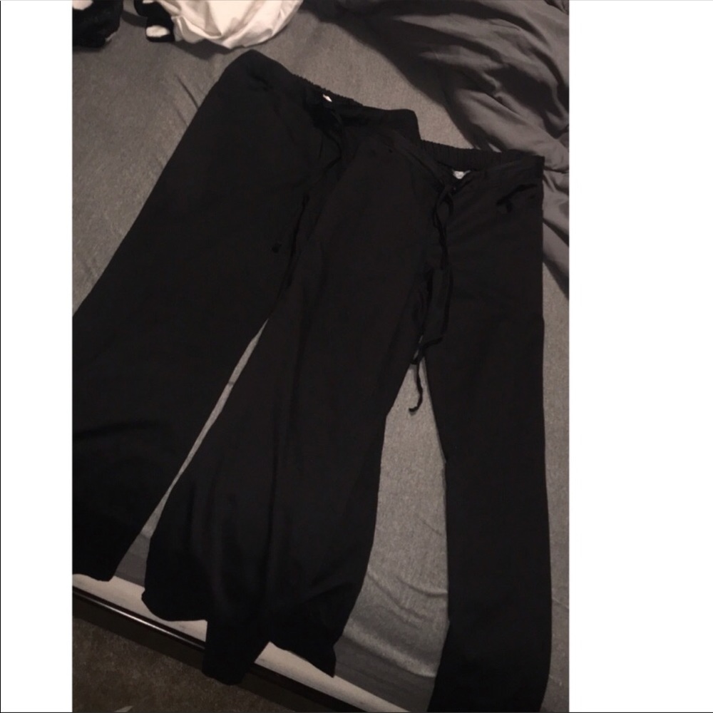 SOLD 2 greys anatomy black scrub pants